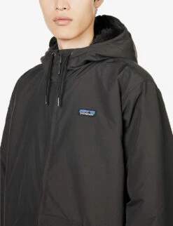 Patagonia Isthmus Regular-fit Recycled-nylon Hooded Jacket -Selfidges Launches R03968068 INKBLACK ALT04