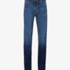 Emporio Armani Regular-fit Straight-leg Stretch-denim Jeans -Selfidges Launches R03981649 DENIMBLUMD M