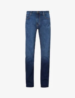 Emporio Armani Regular-fit Straight-leg Stretch-denim Jeans