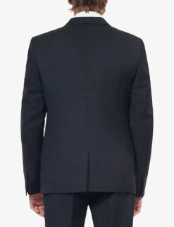 THE KOOPLES Single-breasted Slim-fit Wool Suit Jacket 10 THE KOOPLES Single-breasted Slim-fit Wool Suit Jacket -Selfidges Launches R03989378 BLA01 ALT03