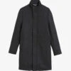 Ted Baker Icomb Funnel-neck Recycled-wool Blend Coat 1 Ted Baker Icomb Funnel-neck Recycled-wool Blend Coat -Selfidges Launches R03995492 GREY M