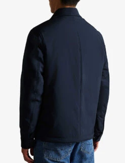 Ted Baker Talacre Reversible Wadded Woven Coach Jacket -Selfidges Launches R03995750 NAVY ALT03