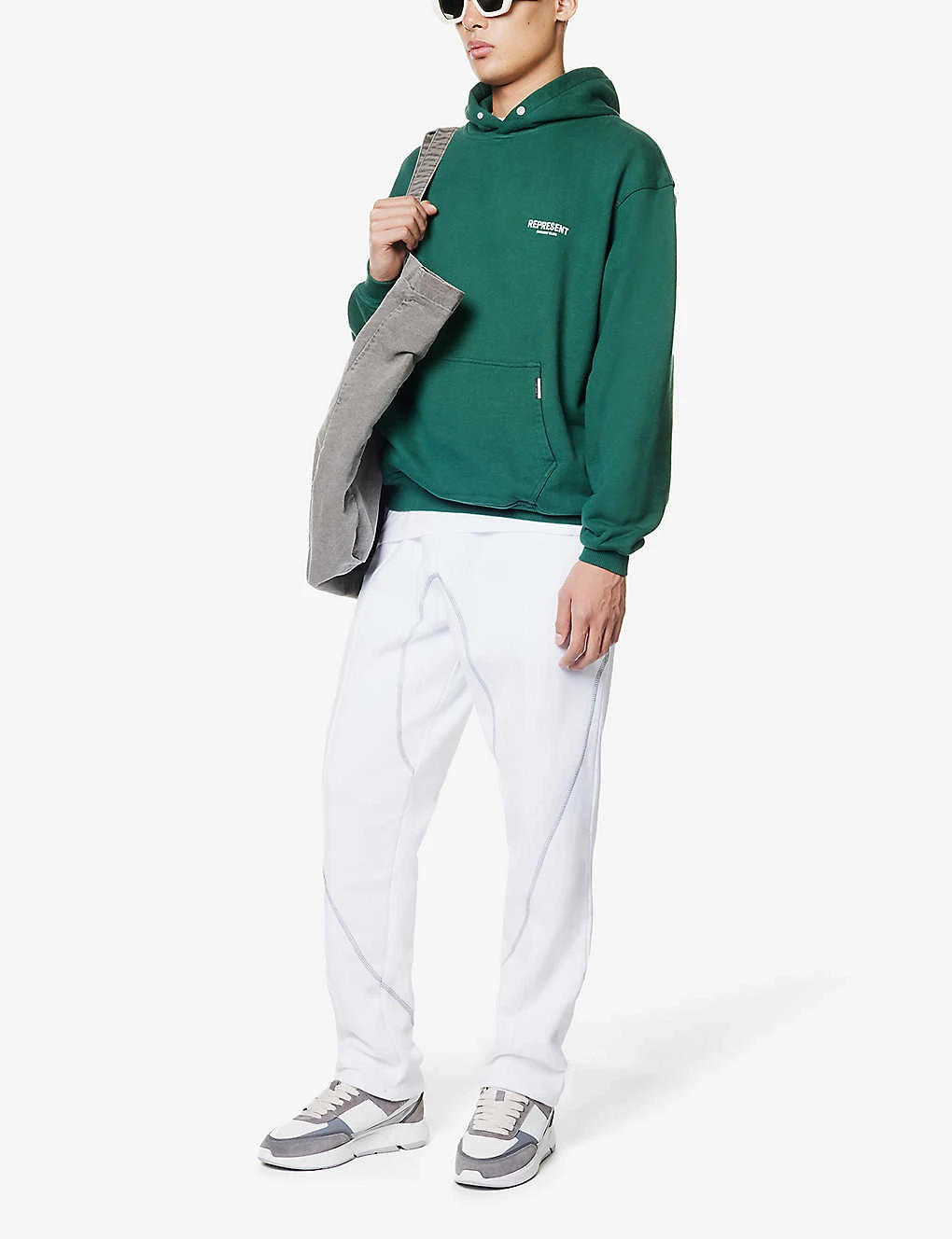 Represent Owners' Club Graphic-print Relaxed-fit Cotton-jersey Hoody 4 Represent Owners' Club Graphic-print Relaxed-fit Cotton-jersey Hoody - Image 2