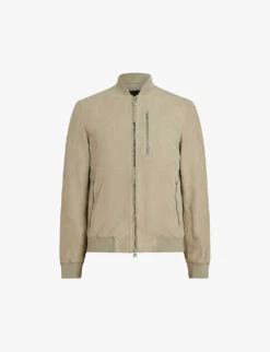 AllSaints Kemble Regular-fit Suede Bomber Jacket