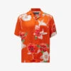 AllSaints Alamein Floral-print Woven Shirt -Selfidges Launches R04002969 BRIGHTRED M