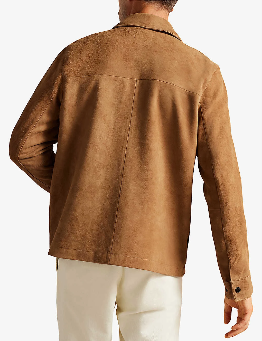 Ted Baker Thierry Regular-fit Suede Shacket 6 Ted Baker Thierry Regular-fit Suede Shacket - Image 4