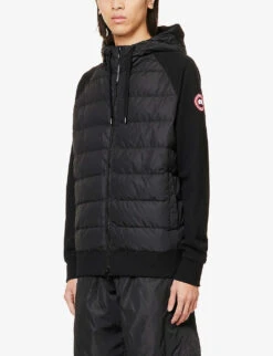 Canada Goose Hybridge Funnel-neck Shell-down Hooded Gilet -Selfidges Launches R04003794 BLACK ALT02