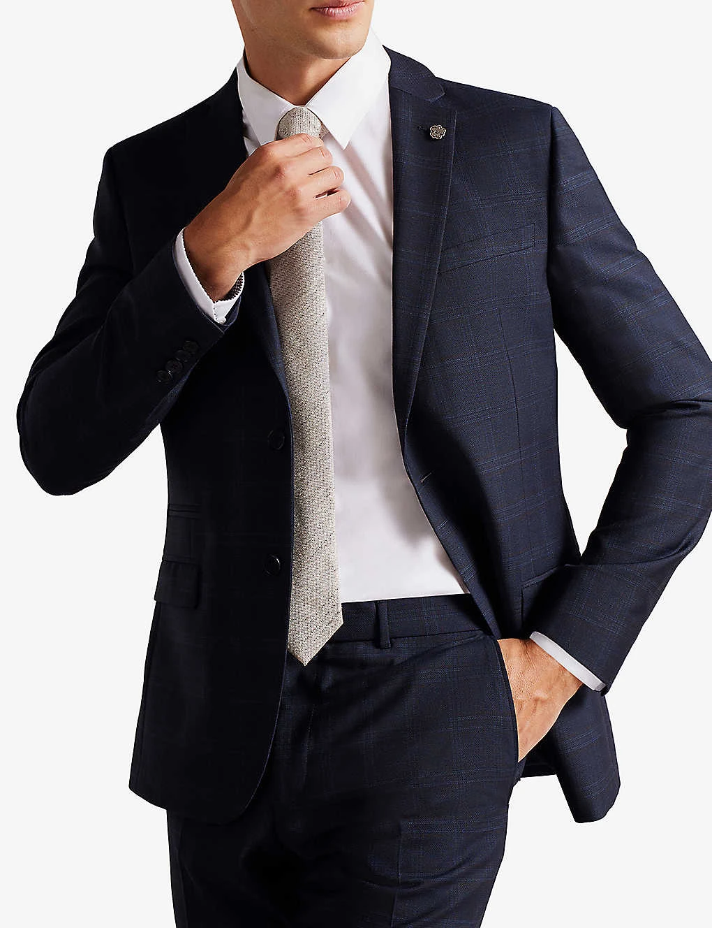 Ted Baker Meraejs Single-breasted Slim-fit Wool-blend Suit Jacket 5 Ted Baker Meraejs Single-breasted Slim-fit Wool-blend Suit Jacket - Image 3