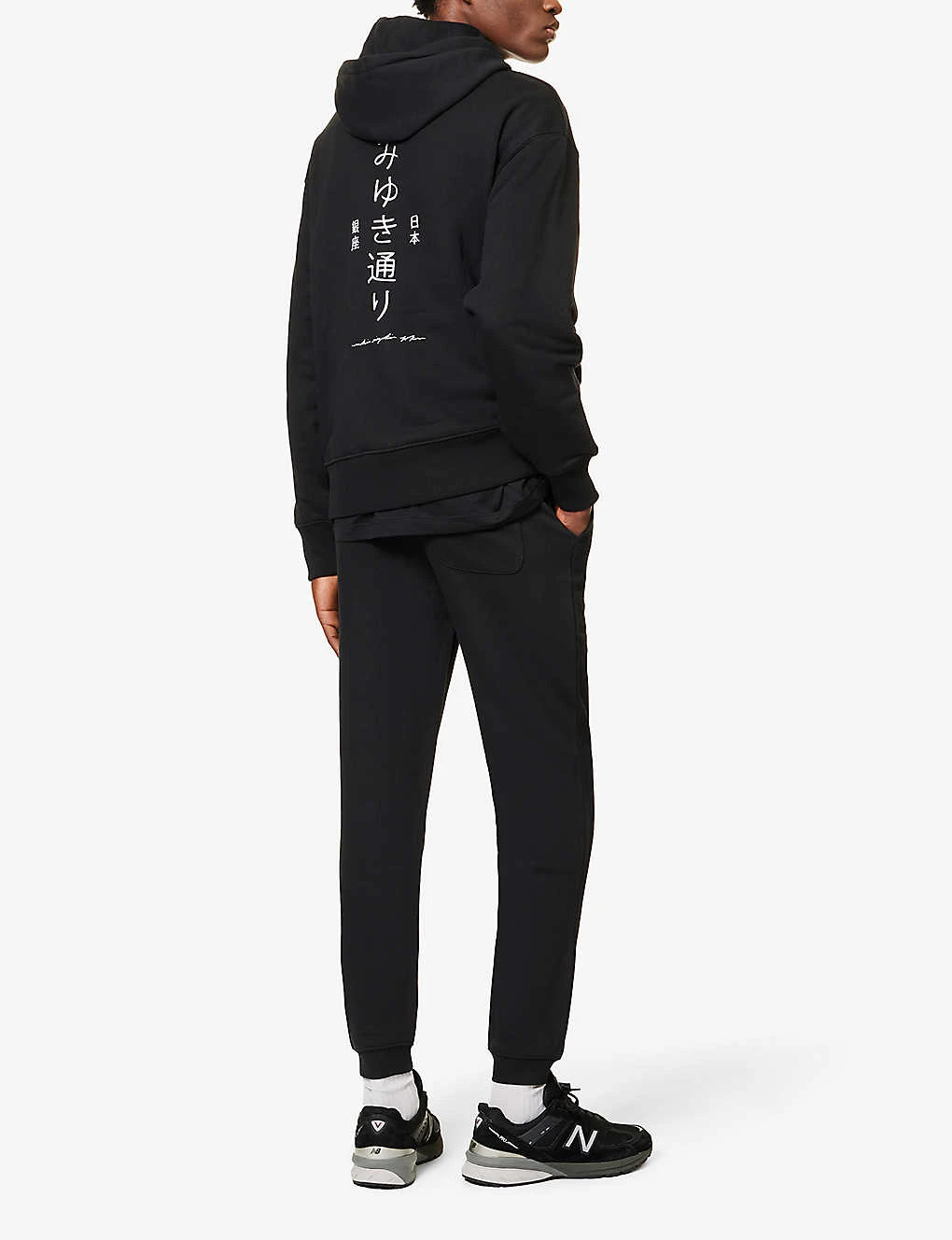 Street Graphic-print Ribbed-trim Organic Cotton-blend Hoody 4 Street Graphic-print Ribbed-trim Organic Cotton-blend Hoody - Image 2