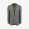 Reiss Firm Single-breasted Wool Blazer -Selfidges Launches R04068008 GREEN M