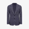 Reiss Belvedere Regular-fit Wool-blend Blazer -Selfidges Launches R04068011 INDIGO M
