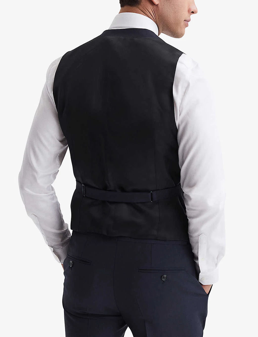 Reiss Hope Regular-fit Stretch-woven Waistcoat 6 Reiss Hope Regular-fit Stretch-woven Waistcoat - Image 4
