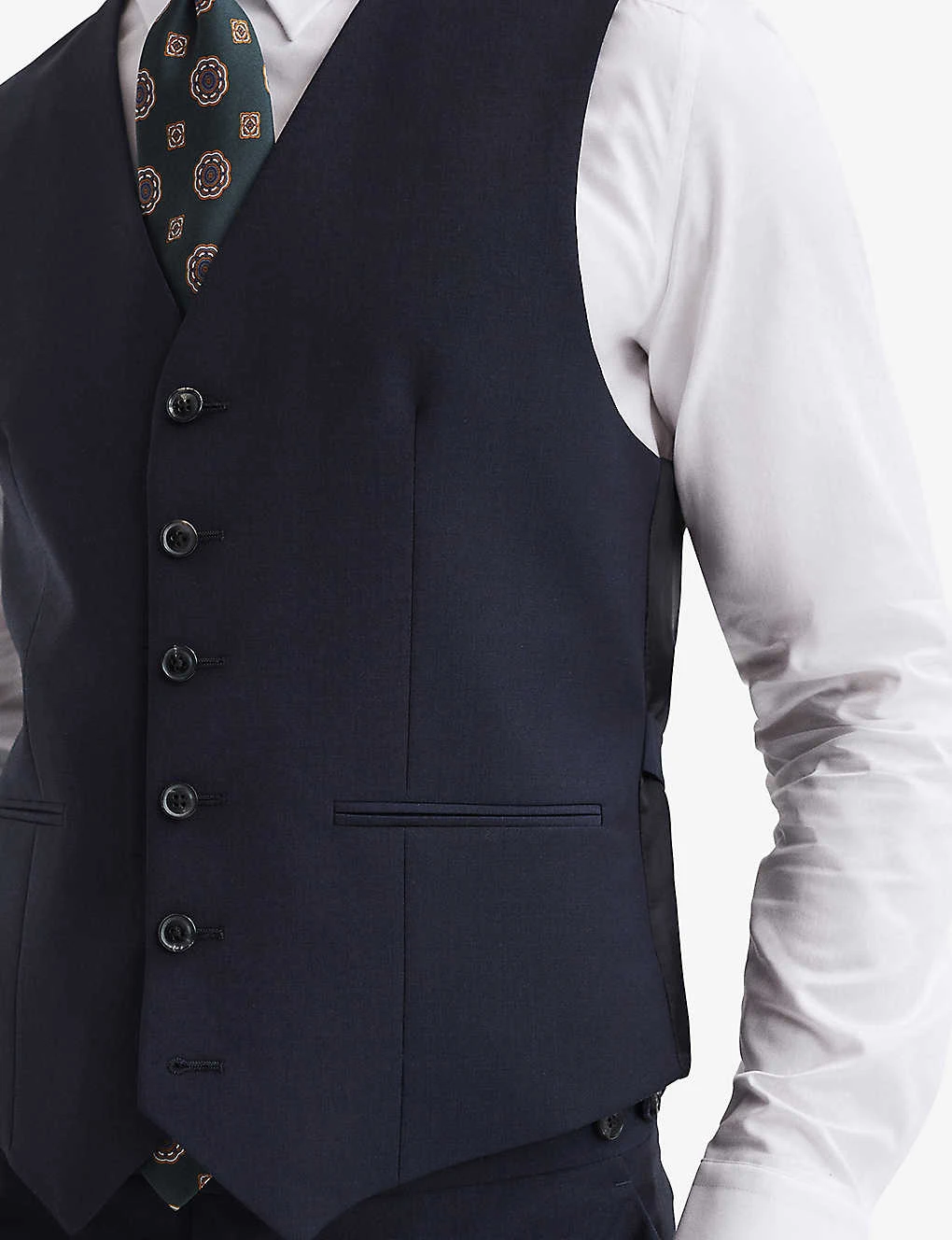 Reiss Hope Regular-fit Stretch-woven Waistcoat 7 Reiss Hope Regular-fit Stretch-woven Waistcoat - Image 5