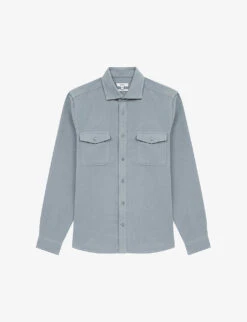 Reiss Miami Regular-fit Brushed Cotton Shirt
