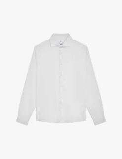 Reiss Belief Slim-fit Cotton Flannel Shirt
