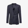 Reiss Matinee Prince Of Wales-check Woven Blazer -Selfidges Launches R04068319 NAVY M