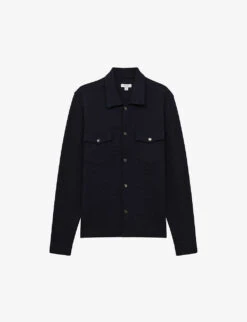 Reiss Cofax Textured Cotton Jacket