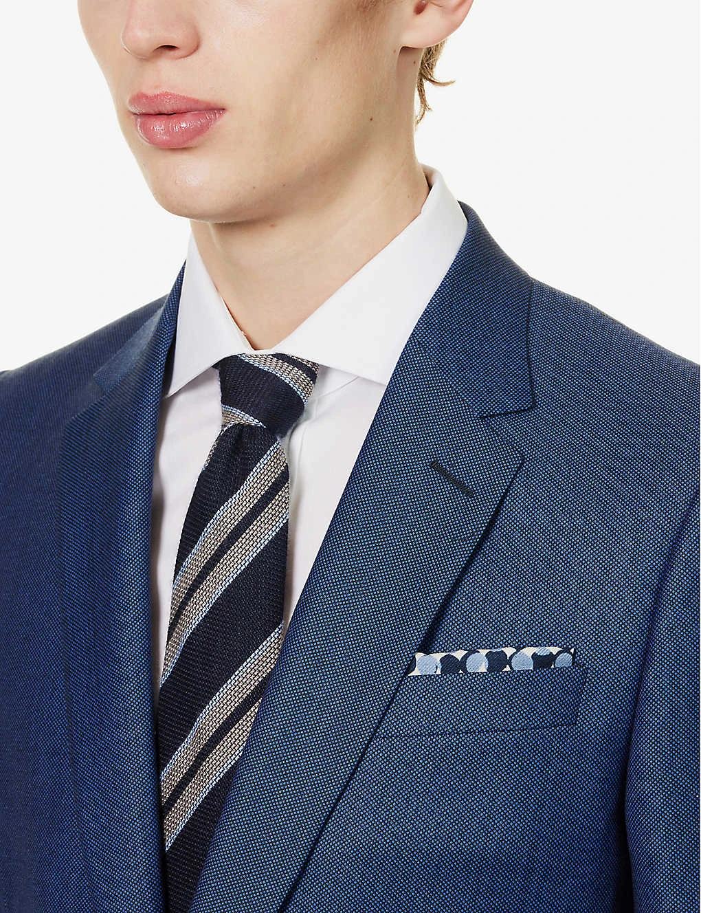PAUL SMITH Birdseye-pattern Soho-fit Wool Suit 7 PAUL SMITH Birdseye-pattern Soho-fit Wool Suit - Image 5