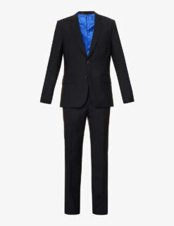 PAUL SMITH Single-breasted Notched-lapels Regular-fit Wool-blend Suit