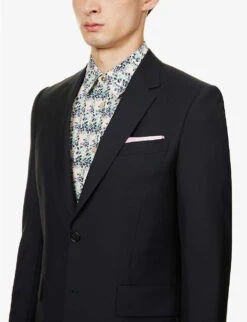 PAUL SMITH Soho-fit Wool And Mohair-blend Suit -Selfidges Launches R04069913 VERYDARKNAVY ALT05