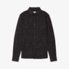 Reiss Grisham Flecked Pattern Stretch Cotton-blend Shirt 1 Reiss Grisham Flecked Pattern Stretch Cotton-blend Shirt -Selfidges Launches R04070734 BLACK M