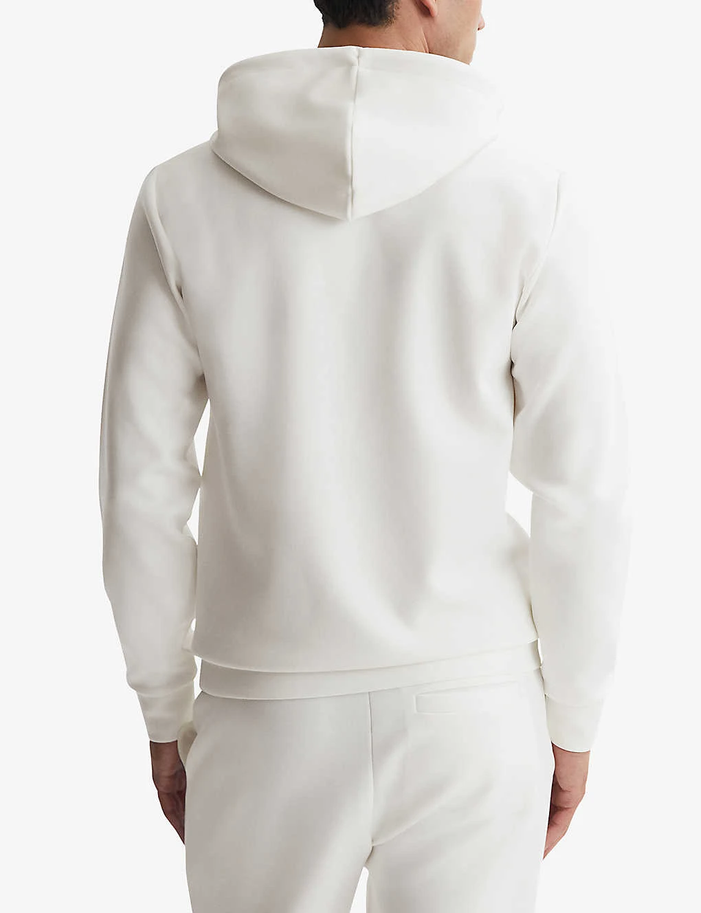 Reiss Fabien Long-sleeve Stretch-jersey Hoody 6 Reiss Fabien Long-sleeve Stretch-jersey Hoody - Image 4