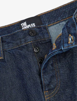 THE KOOPLES Hemmed Straight-leg Jeans -Selfidges Launches R04070834 BLU05 ALT04