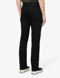 Fear Of God Eternal Brand-patch Straight-leg Jeans -Selfidges Launches R04075940 RAWBLACK ALT03