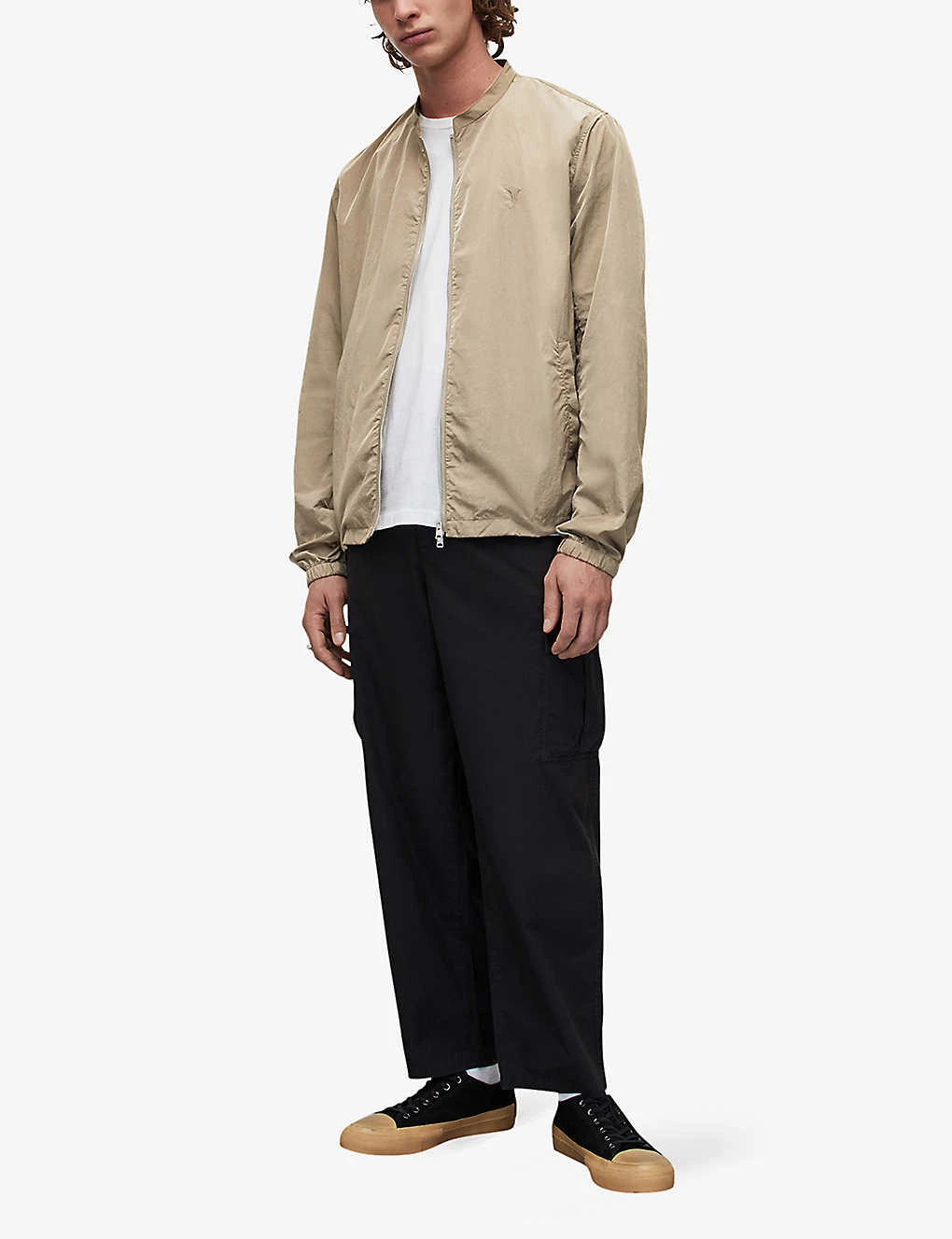 AllSaints Cali Ramskull-embroidered Recycled-polyamide Jacket 4 AllSaints Cali Ramskull-embroidered Recycled-polyamide Jacket - Image 2