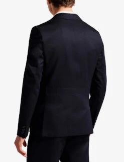 Ted Baker Yarm Single-breasted Wool-mix Evening Jacket -Selfidges Launches R04081036 NAVY ALT03