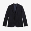 Ted Baker Yarm Single-breasted Wool-mix Evening Jacket -Selfidges Launches R04081036 NAVY M