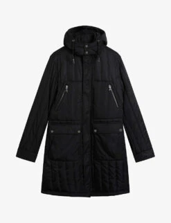 Ted Baker Skegby Quilted Shell Hooded Jacket
