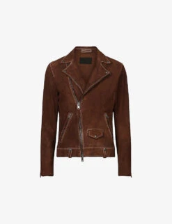 AllSaints Milo Asymmetric-zip Leather Jacket