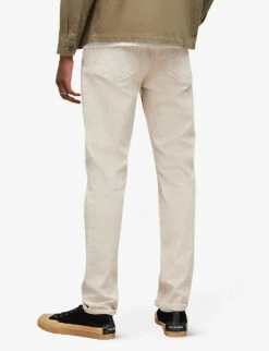 AllSaints Rex Slim-leg Mid-rise Stretch-denim Jeans 10 AllSaints Rex Slim-leg Mid-rise Stretch-denim Jeans -Selfidges Launches R04086643 VINTAGEWHITE ALT03