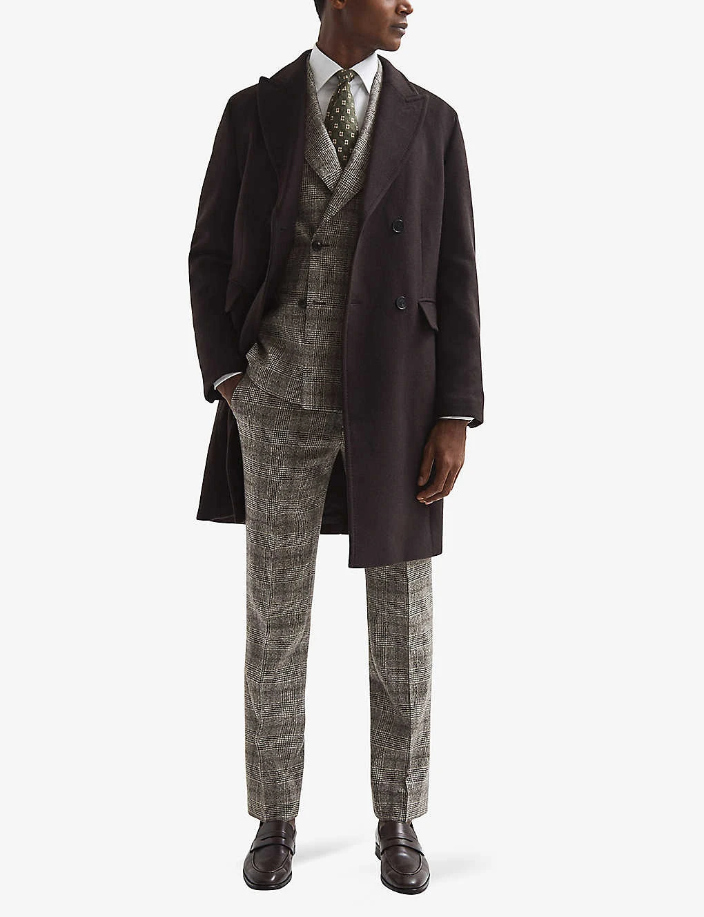 Reiss Alfredo Prince Of Wales-check Wool Blazer 4 Reiss Alfredo Prince Of Wales-check Wool Blazer - Image 2