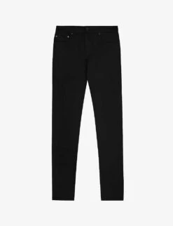 Reiss Jet Slim-fit Tapered-leg Stretch-cotton Jeans