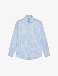 Reiss Remote Bengal Striped Cotton Shirt