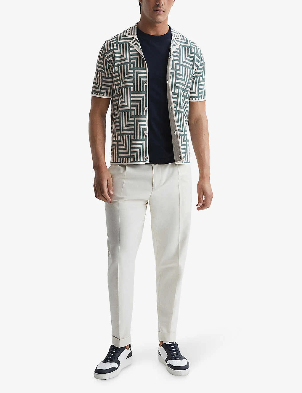 Reiss Milo Abstract-print Woven Shirt 4 Reiss Milo Abstract-print Woven Shirt - Image 2