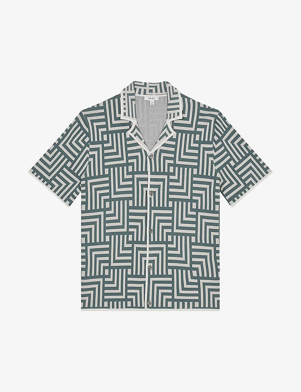 Reiss Milo Abstract-print Woven Shirt 3 Reiss Milo Abstract-print Woven Shirt