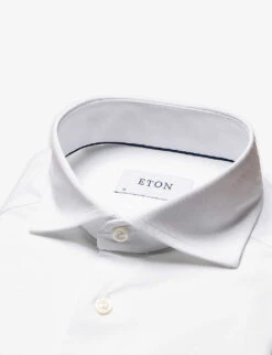 ETON Four-way Stretch Contemporary-fit Stretch-woven Shirt -Selfidges Launches R04088503 WHITE ALT07