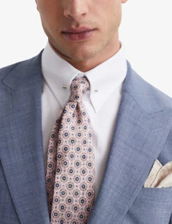 Reiss Wish Slim-fit Stretch Wool-blend Blazer 12 Reiss Wish Slim-fit Stretch Wool-blend Blazer -Selfidges Launches R04091597 SOFTBLUE ALT04