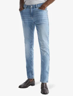 Reiss Aniston Slim-leg Mid-rise Stretch-denim Jeans -Selfidges Launches R04098642 LIGHTWASH ALT02