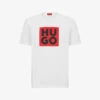 Hugo Logo-print Organic-cotton T-shirt -Selfidges Launches R04100798 WHITE M