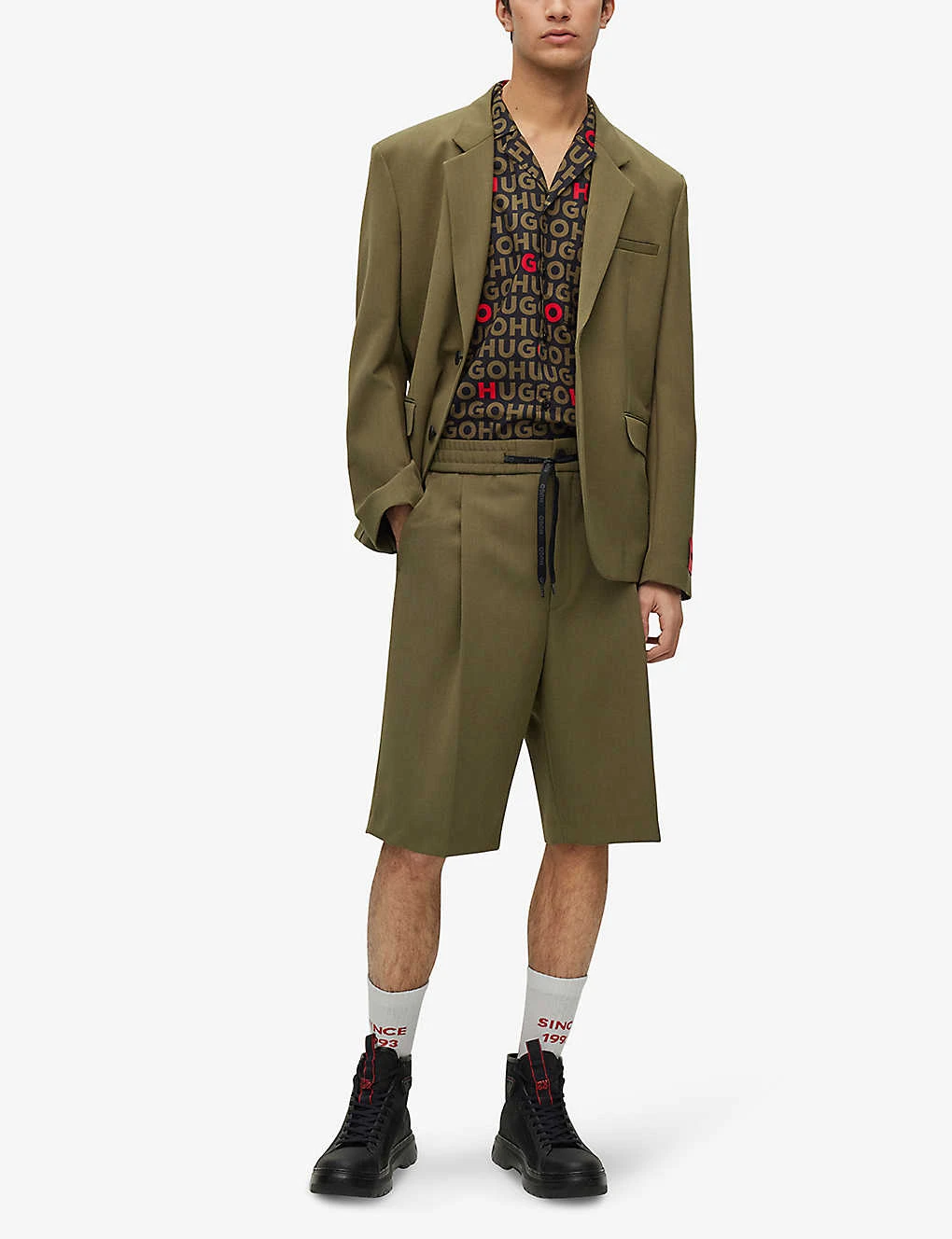 Hugo Logo-print Relaxed-fit Cotton Shirt 4 Hugo Logo-print Relaxed-fit Cotton Shirt - Image 2