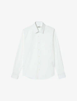 Sandro Slim-fit Stretch Cotton-blend Shirt