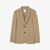 Sandro Single-breasted Woven Blazer -Selfidges Launches R04102524 NATURELS M