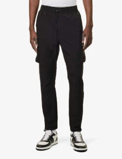Represent 247 Multi-pocket Tapered Stretch-woven Trousers -Selfidges Launches R04103859 BLACK ALT02