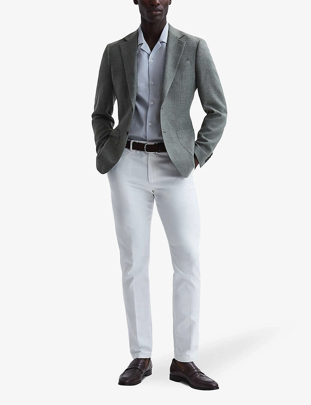 Reiss Saka Regular-fit Short-sleeve Cotton-blend Shirt 4 Reiss Saka Regular-fit Short-sleeve Cotton-blend Shirt - Image 2