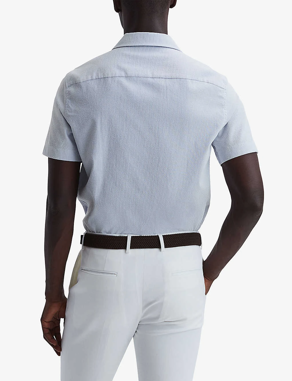 Reiss Saka Regular-fit Short-sleeve Cotton-blend Shirt 6 Reiss Saka Regular-fit Short-sleeve Cotton-blend Shirt - Image 4