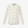 Paige Everett Checked Regular-fit Cotton-blend Shirt -Selfidges Launches R04111357 MISTYDAY M